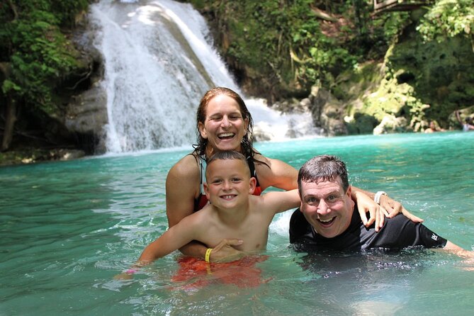 Full-Day Tour of Blue Hole and Dunn's River Falls, Including Fees - Blue Hole: rope swings, river pools, and cliff jumps
