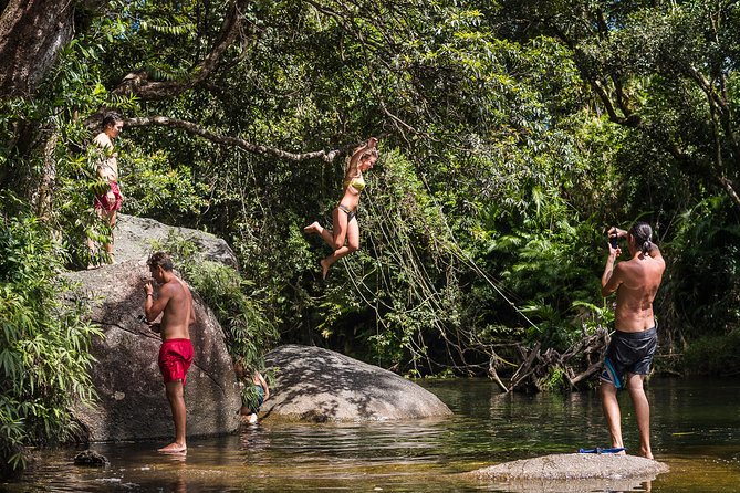 Fun, Falls and Forests Day Trip from Cairns - Babinda Boulders brings the first swim