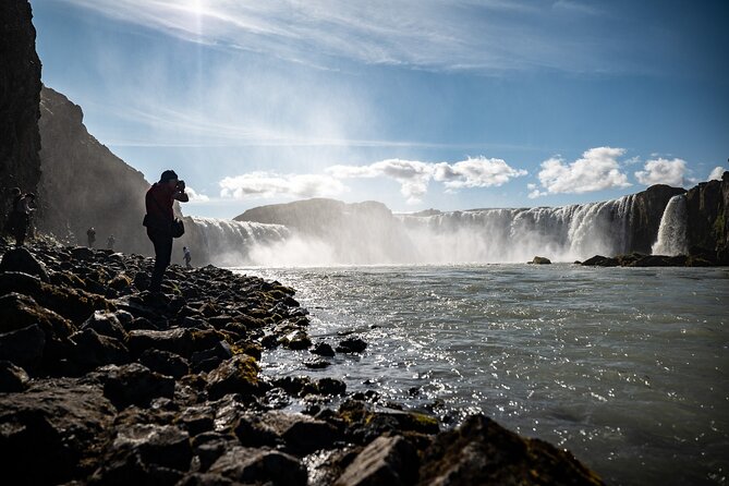 Goðafoss Waterfall from Akureyri Port - Why Goðafoss works so well from Akureyri