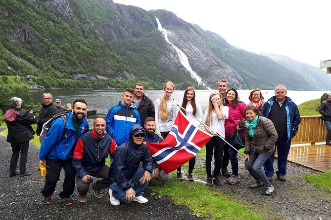 Haugesund Shore Excursion: Åkrafjorden & Langfoss waterfall - The coach ride becomes part of the sightseeing