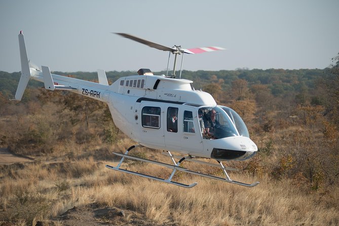 Helicopter Scenic Flight over Victoria Falls 12-13 minutes Flight - A quick safety briefing before takeoff