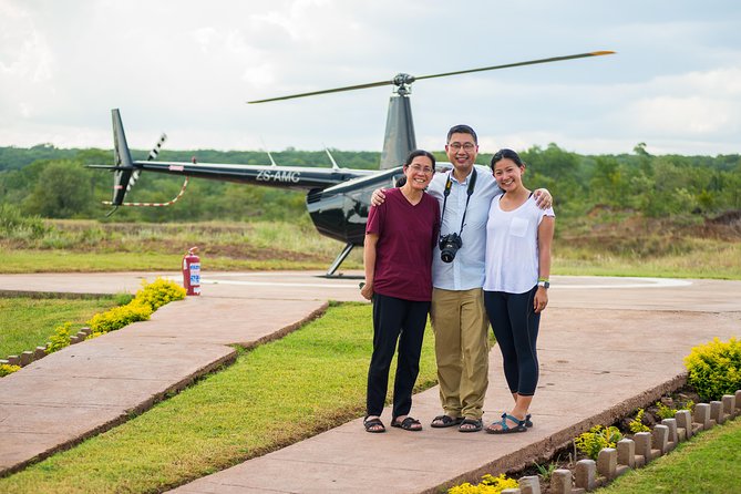 Helicopter Scenic Flight over Victoria Falls 25-27 Minutes Game - Victoria Falls from the air gives you the full picture