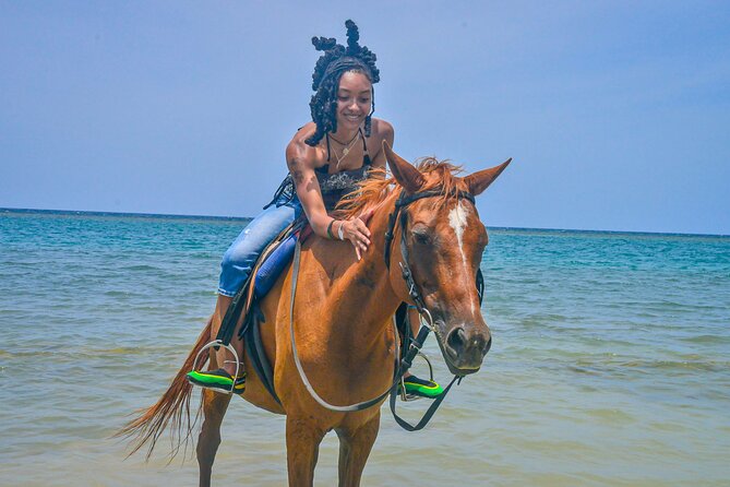 Horseback riding & bluehole secret falls from Montego Bay - Saddle up for tropical trails and beach riding