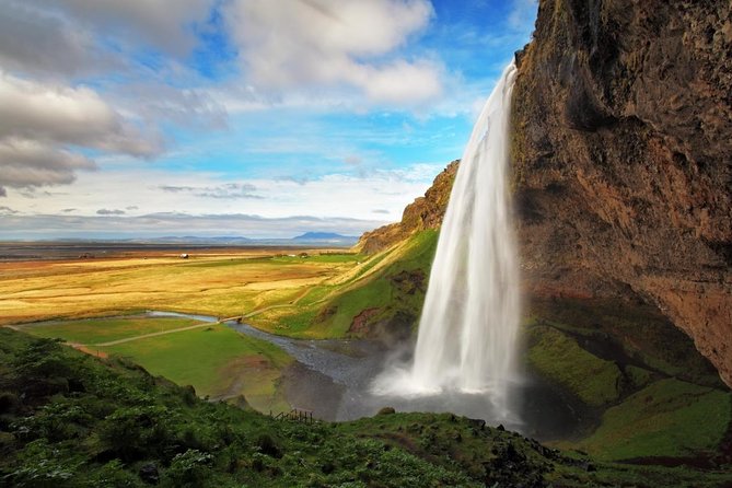 Ice Cave Katla, South Coast Waterfalls & Black Sand Beach Private - A Private Defender for an 11-Hour Day