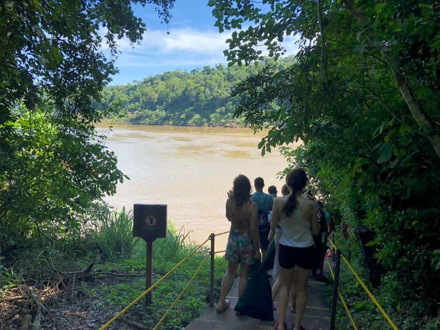 Iguazu Falls: Gran Aventura Boat and Argentinian Falls Tour - Getting ready to be soaked