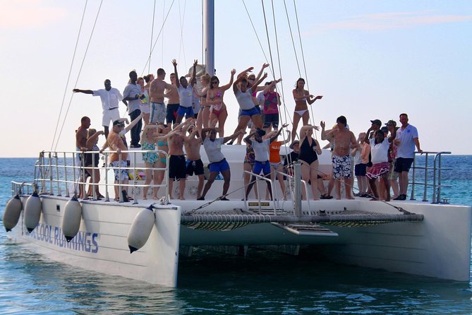 Jamaica Dunn's River Falls Party Cruise with Snorkeling - Snorkeling Above Coral and Tropical Fish
