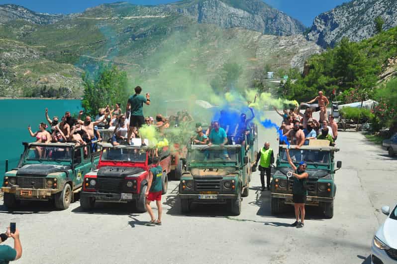 Jeep Safari-Lunch-Boat-Canyon-Waterfall-Foam,Water Party - The jeep ride through the hills