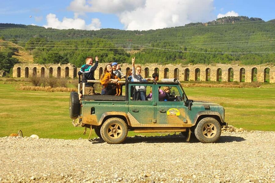 Jeep Safari-Lunch-Boat-Canyon-Waterfall-Foam,Water Party - Green Canyon and the first water stops