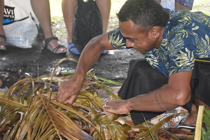 Jewel Of Fiji incl Fijian Village, waterfall & Lunch(Nadi Hotels) - Sharing a lovo lunch