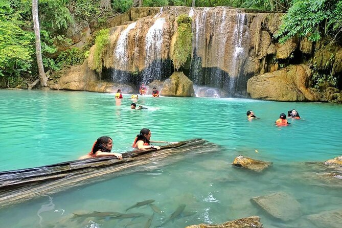 Kanchanaburi Full Day Tour: River Kwai and Erawan Falls - The JEATH War Museum gives the day its weight