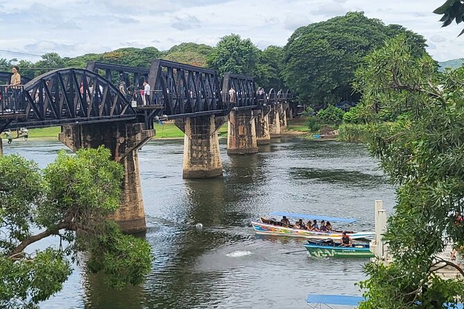 Kanchanaburi Full Day Tour: River Kwai and Erawan Falls - Lunch is flexible, not included