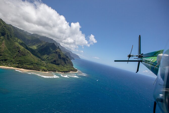 Kauai Deluxe Waterfall Safari: Helicopter Tour - The Na Pali Coast from a rare angle