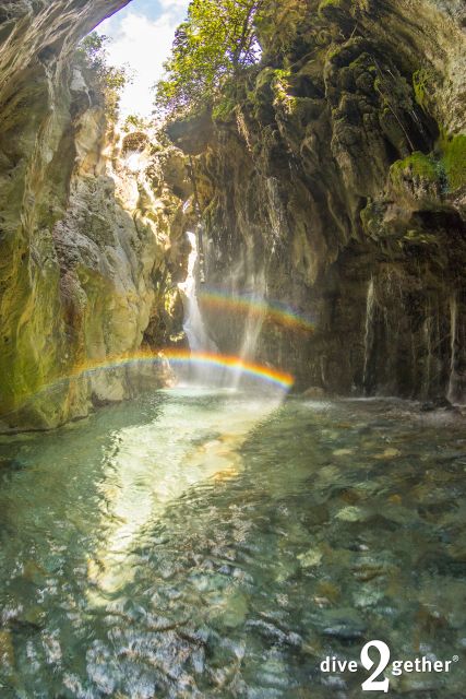 Kourtaliotiko Gorge: Snorkel Trip to the Waterfalls - The waterfall pool is the payoff