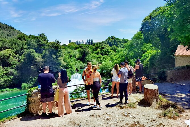 Krka Waterfalls Day Tour with Boat Ride from Split and Trogir - Skradinski Buk: wooden paths and rushing water