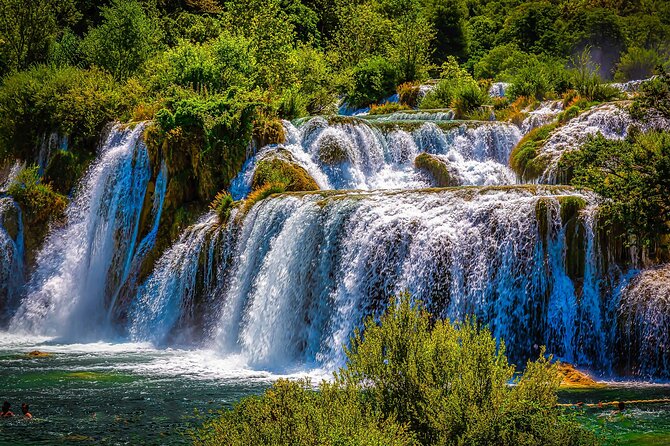 Krka waterfalls tour from Split - blue & green oasis - Skradinski Buk, the main waterfall stop