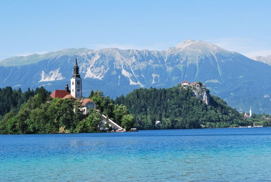 Ljubljana: Lake Bled and Bohinj Tour with Savica Waterfall - Bled Castle brings history and the best high view
