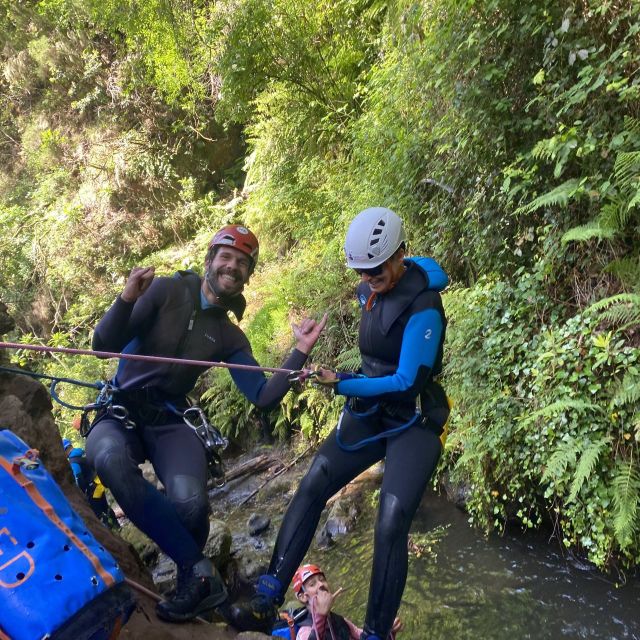 Madeira Canyoning Beginners – Easy & Fun Waterfall Adventure - Abseiling, Jumps, and Natural Slides