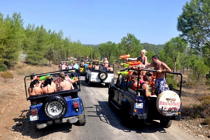 Marmaris Jeep Safari Tour With Waterfall and Water Fights - Turkish lunch in Orhaniye