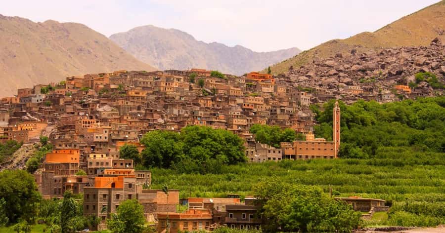 Marrakech: Atlas Mountains & Valleys Waterfall Hike w/ Lunch - A homemade lunch above the valley