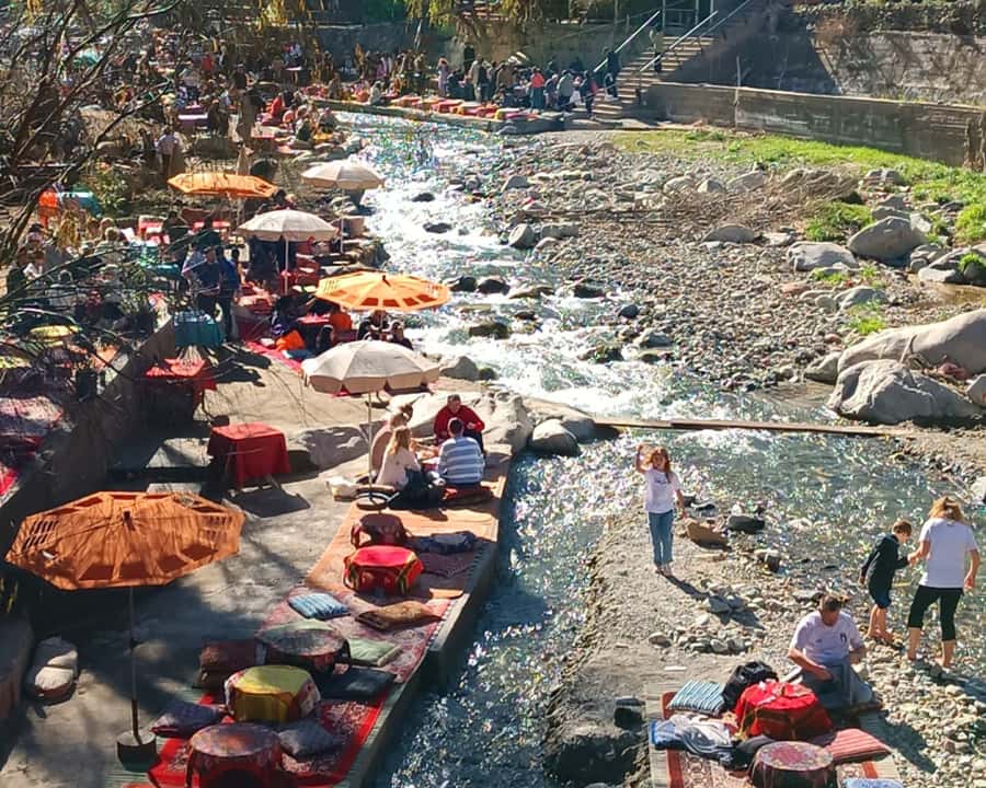 Marrakech: Ourika Valley Trip with Waterfall Hike - Lunch beside the Ourika River
