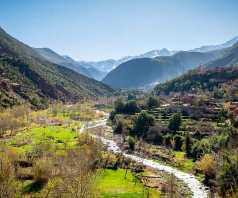 Marrakech: Ourika Valley,Waterfalls, Atlas Luxury Day trip - Lunch beside the Ourika River