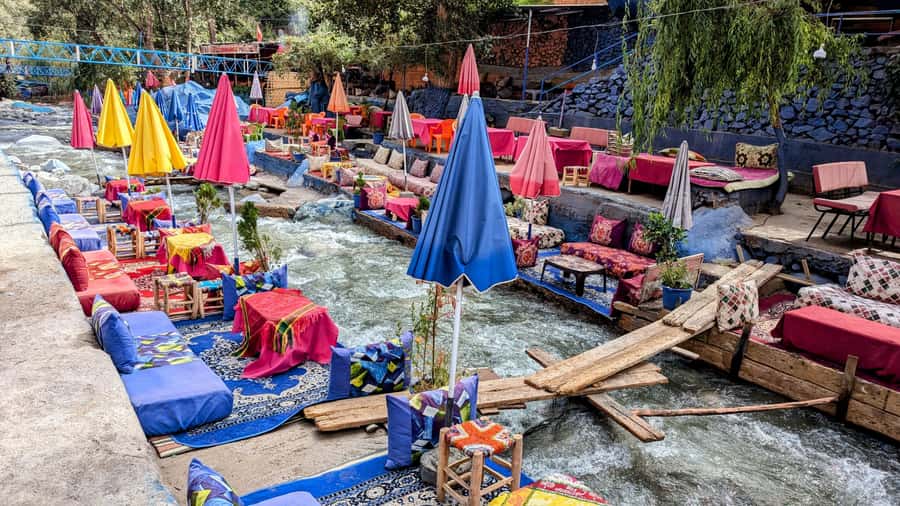 Marrakech: Ourika Valley Waterfalls & Atlas Mountains Trip - Ourika Valley views and the route to Setti Fatma