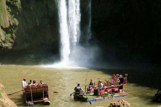Marrakech: Ouzoud Waterfalls Guided Day Trip with Boat Ride - Lunch, free time, and the restaurant choice