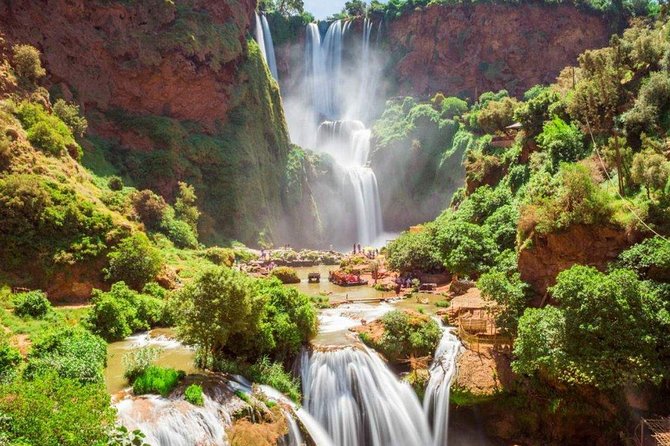 Marrakech: Ouzoud Waterfalls Guided Day Trip with Boat Ride - What the water, monkeys, and surroundings are really like