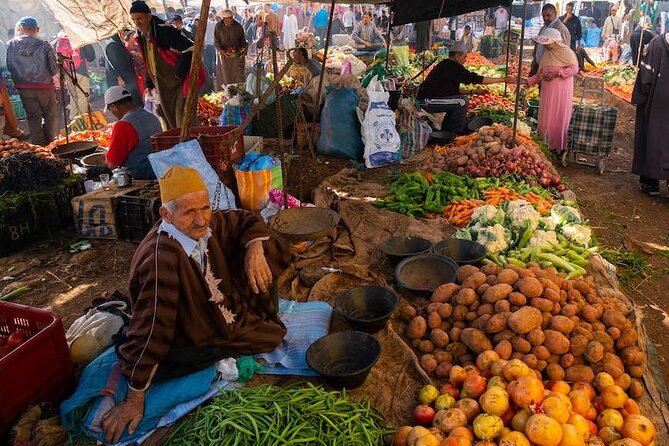 Marrakesh: Atlas Mountains, Imlil Valley & Waterfalls Tour - Tahnaout, Asni, and the local market stop