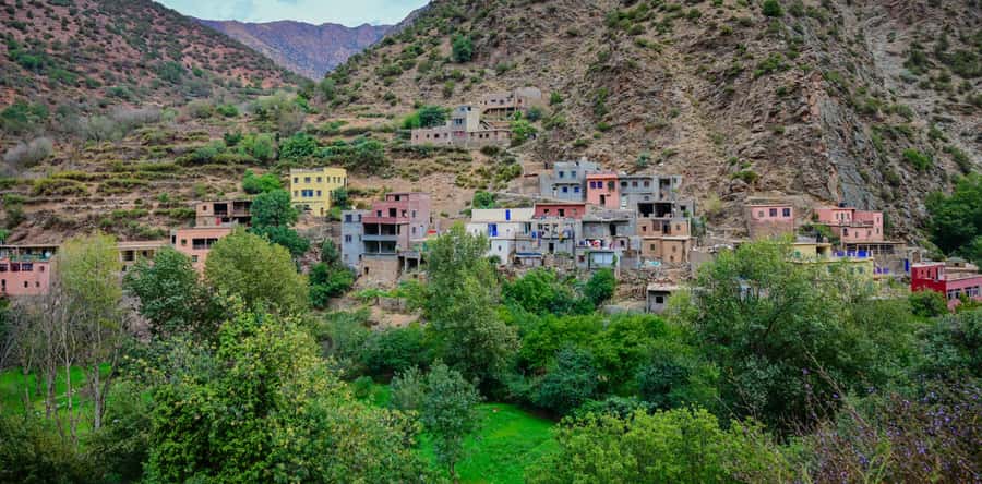 Marrakesh: Ourika Waterfalls, Atlas Mountains, Guide + Lunch - Lunch beside the Ourika River