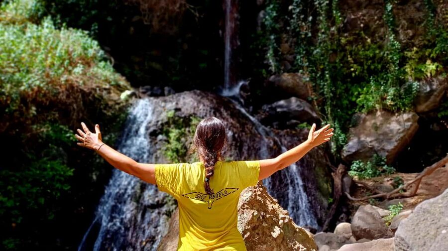 Maspalomas: Hiking in the Waterfalls with Sky Rebels - Leaving Maspalomas early in a small van