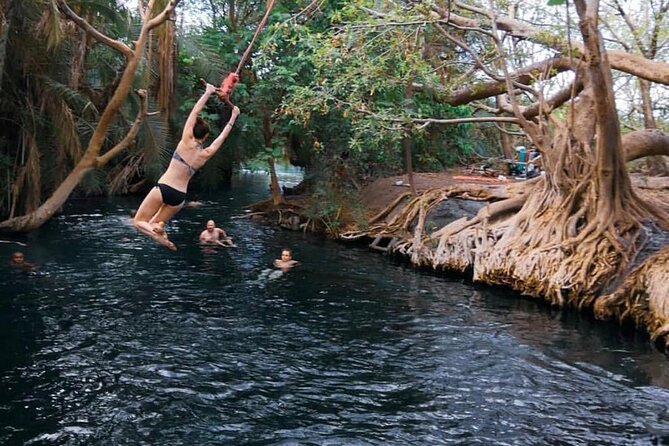Materuni Waterfalls & Chemka Hotsprings Day Trip - Swimming and relaxing at Kikuletwa