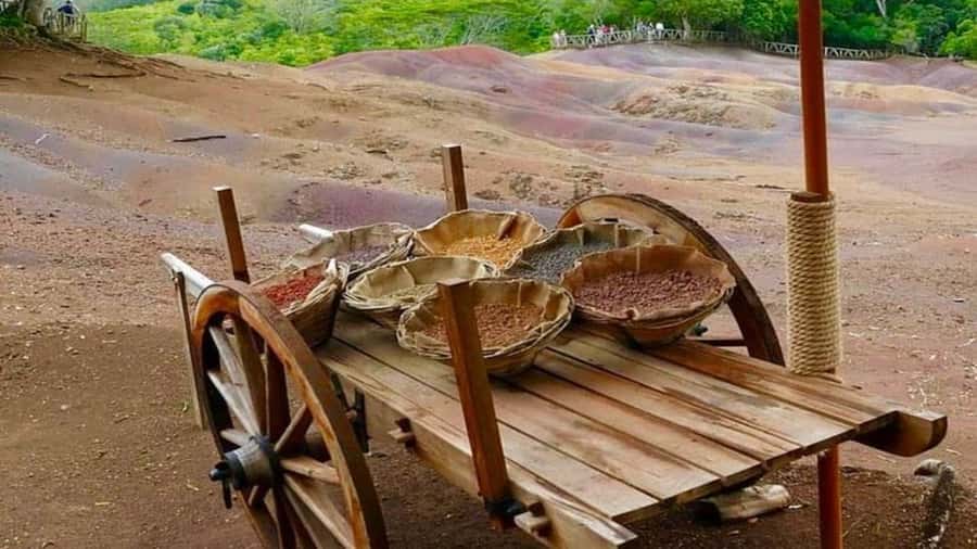 Mauritius: Chamarel 7 Colours & Waterfalls, South-West Tour - Grand Bassin, monkeys, and the spiritual side of Mauritius