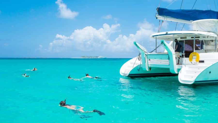 Mauritius: Ile aux Cerf Catamaran w/Waterfall Visit & Lunch - Grand River South East and the waterfall stop