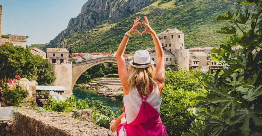 Mostar and Kravice Waterfalls Full-Day Tour from Split - Mostar and the bridge that defines the city