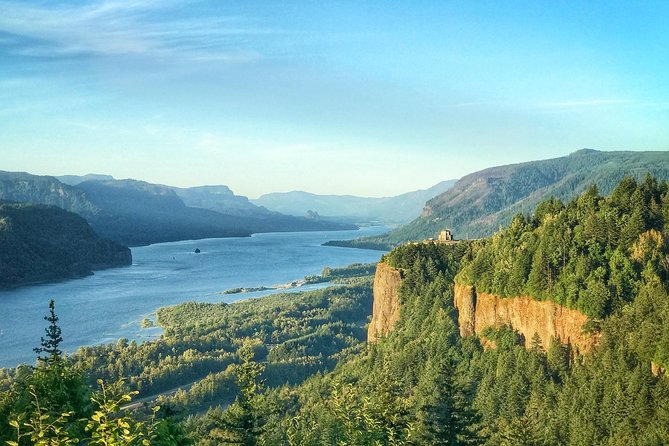 Multnomah Falls and Columbia River Gorge Half-Day Hiking Tour - Latourell Falls and the old basalt cliffs