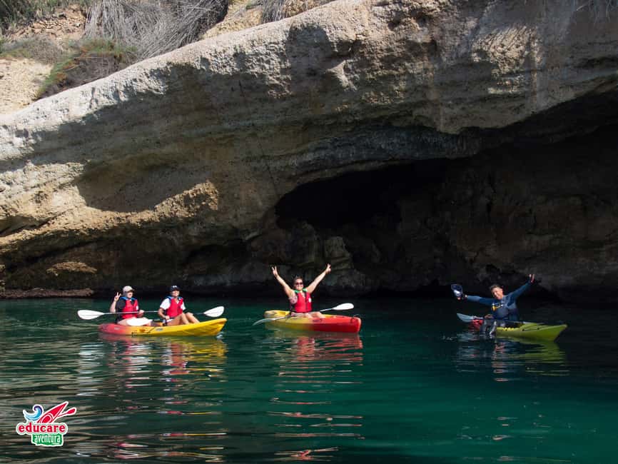 Nerja: Free kayaking route (without a tour guide). 2.5-hour tour. Nerja-Maro Waterfall. - Maro Waterfall is the reward at the far end
