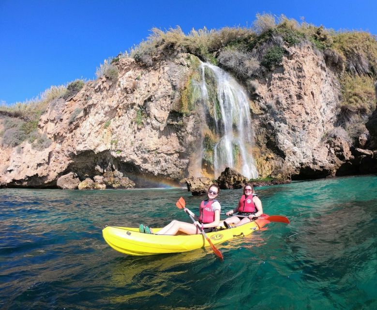 Nerja: Guided Kayak Tour Nerja Cliffs and Maro Waterfall - The first briefing and the beginner question