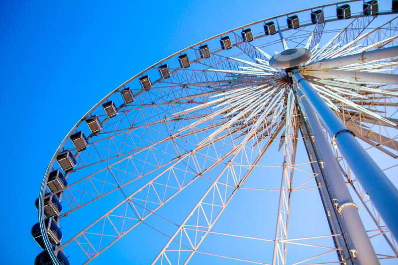 Niagara Falls, Canada: Niagara SkyWheel Ticket - Waiting, tickets, and the Clifton Hill setting