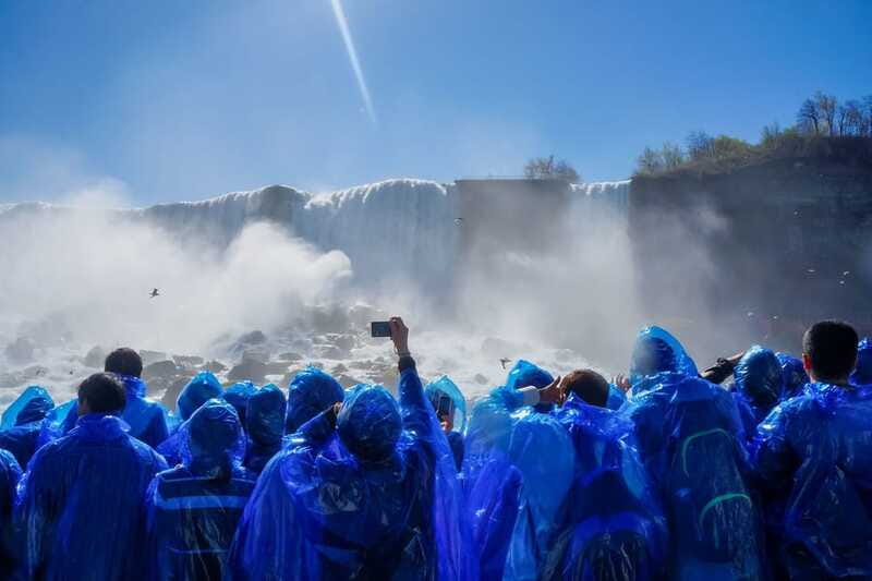 Niagara Falls: Canadian Side Day Trip with Maid of The Mist - Skylon Tower from above