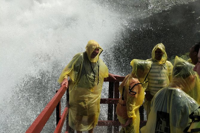 Niagara Falls Canadian Side Tour and Maid of the Mist Boat Ride Option - The Maid of the Mist, close enough to get soaked