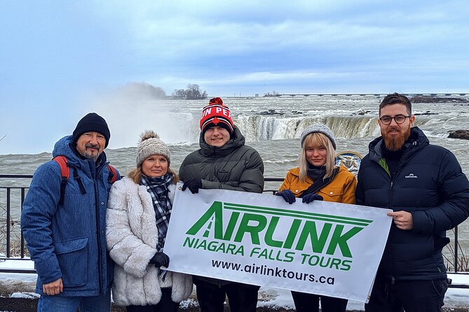 Niagara Falls from Toronto: Skip-the-Line Boat & Skylon Tower - Journey Behind the Falls: close, dark, and very wet