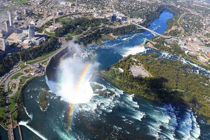Niagara Falls Grand Helicopter Adventure - From Niagara-on-the-Lake airport to the falls