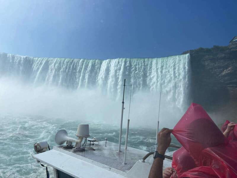 Niagara Falls Tour: Boat Ride, Journey Behind Falls and more - Hornblower Niagara Cruises and the final spray