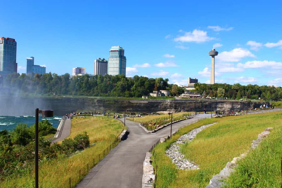 Niagara Falls USA: Cave of the Winds & Maid of the Mist Ride - Terrapin Point and the broader falls view