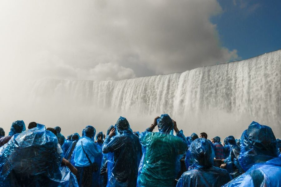 Niagara Falls, USA: Guided Tour with Maid of the Mist Cruise - The Crow’s Nest walkway and the change in scale
