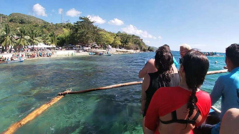 Oslob: Whaleshark Swimming, Inambakan Falls & Moalboal Tour - Moalboal’s sardine run from Panagsama Beach