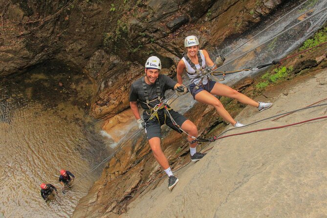 Outdoor Ziplining, Waterfalls & Speed boat in Puerto Vallarta - Waterfall rappelling, bridges, pools, and slides