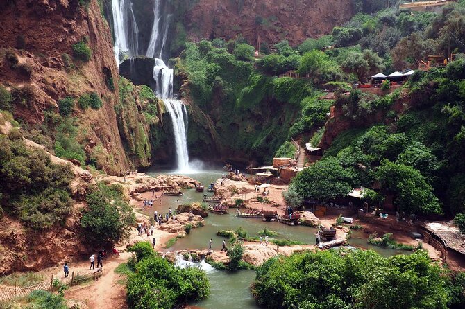 Ouzoud Waterfalls Full Day Trip From Marrakech - Lunch above the water, with a price check