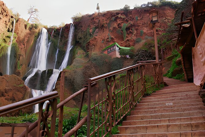 Private Full Day Tour Ouzoud Waterfalls from Marrakech - Reaching Ouzoud’s three-level views